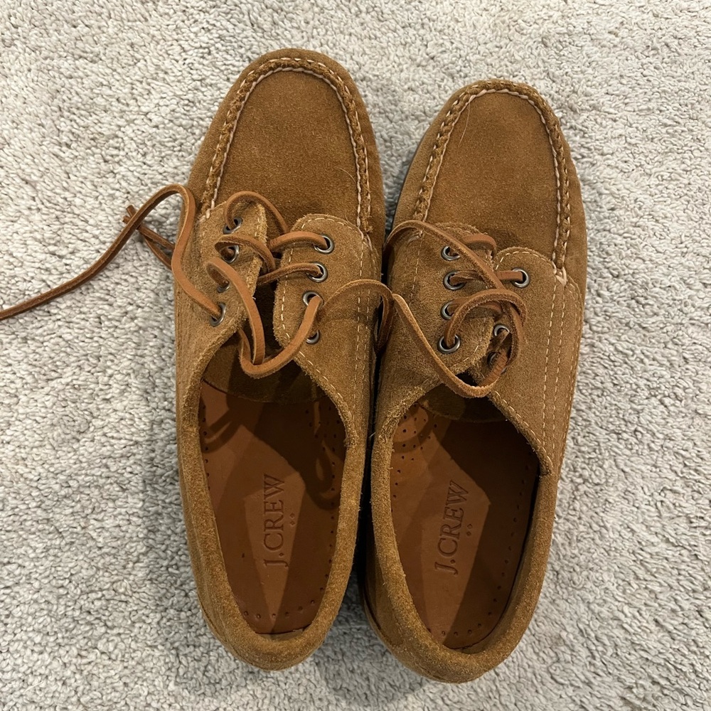J. Crew Women's Tan Suede Loafers